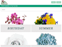 Tablet Screenshot of neubauersflowers.com